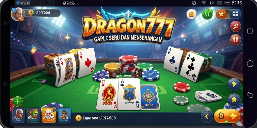 Tangkap momen seru permainan Gaple dengan DRAGON777.