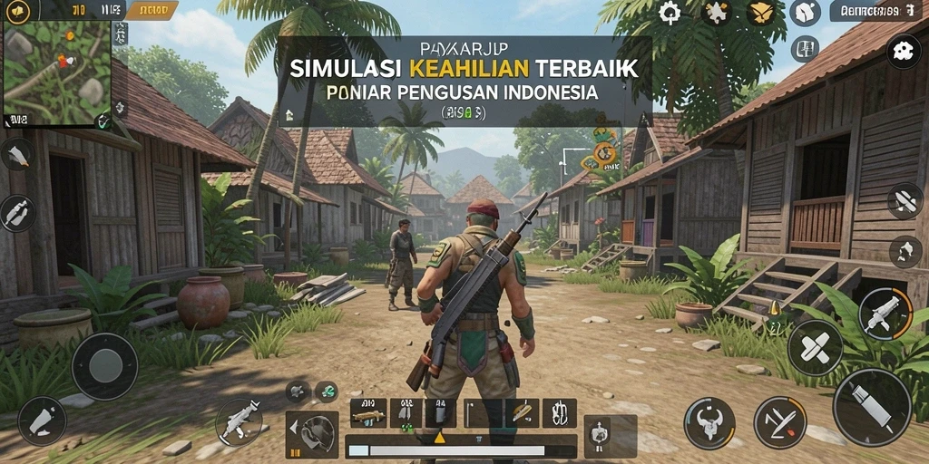 Screenshot gameplay PAKARJP yang menampilkan simulasi yang mendalam dan interaktif.