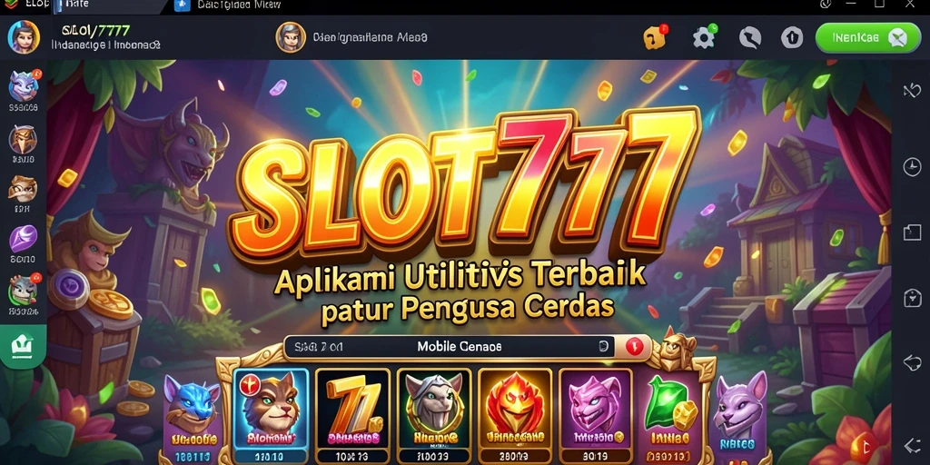 Tampilan utama SLOT777 dengan fitur pengingat yang efisien.